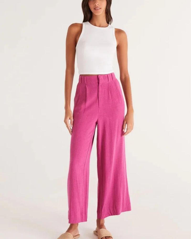 DEILA - Casual Wide-Leg Trousers with a Chic and Comfortable Fit