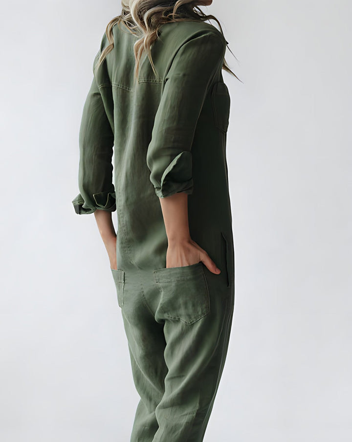 JOYA Comfy Long-Sleeved Jumpsuit – Effortlessly Chic and Perfectly Comfortable