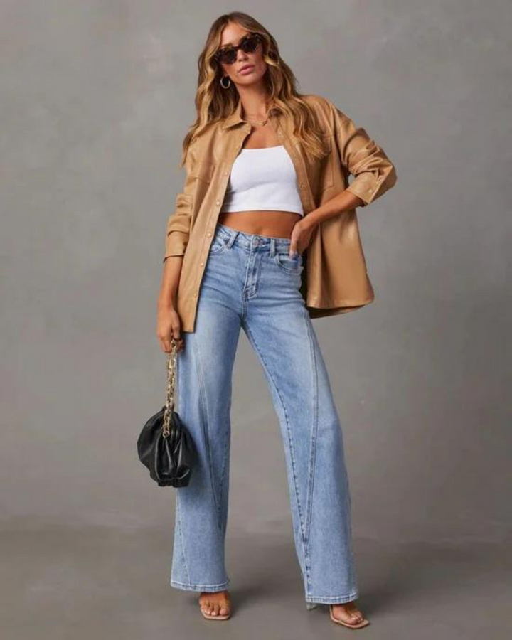 BANIA - Wide Leg Jeans with Flattering Fit and All-Day Comfort