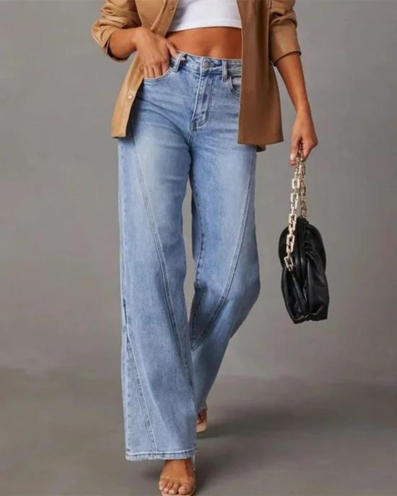 BANIA - Wide Leg Jeans with Flattering Fit and All-Day Comfort