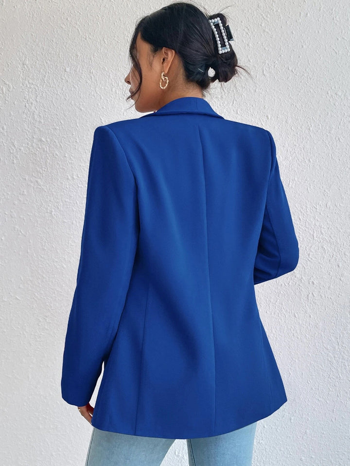 Women’s Shawl Collar Long Sleeve Blazer | Comfortable Polyester-Spandex Fit