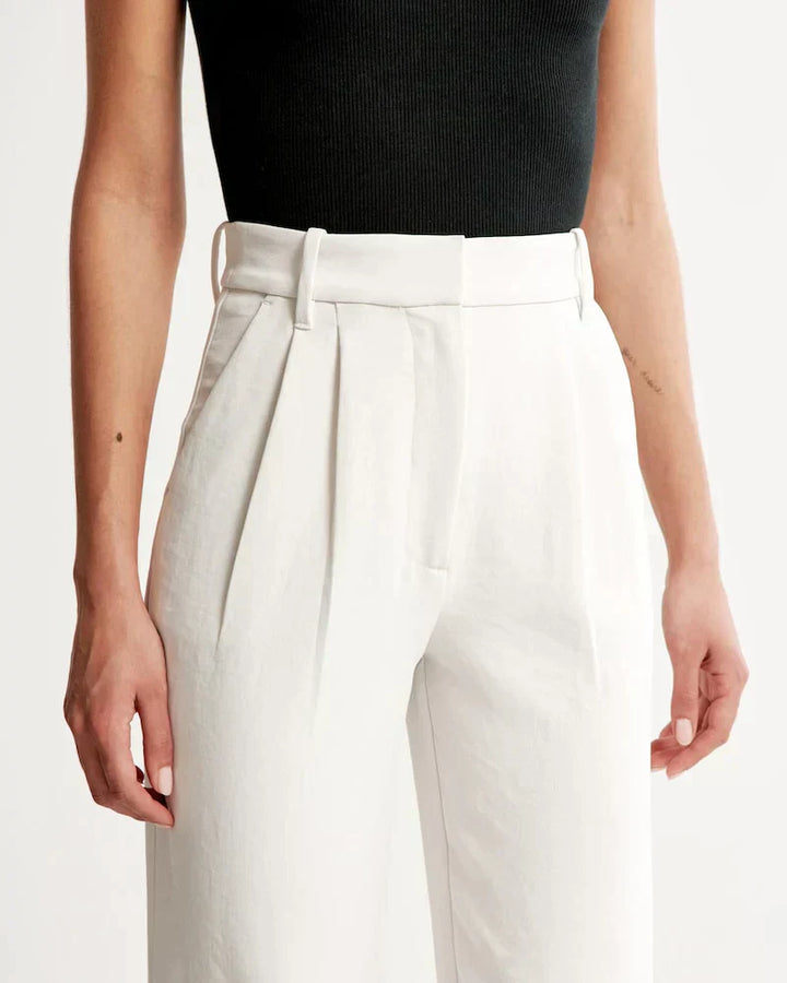 Effortless Tailored Wide-Leg Pants for All-Day Comfort & Style