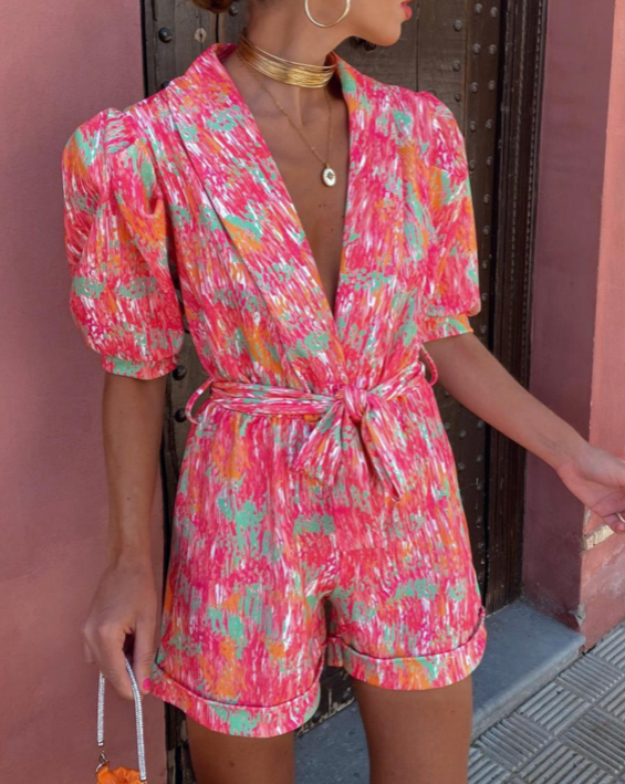 AMAYA Colorful Summer Jumpsuit – Vibrant Style Meets Ultimate Comfort