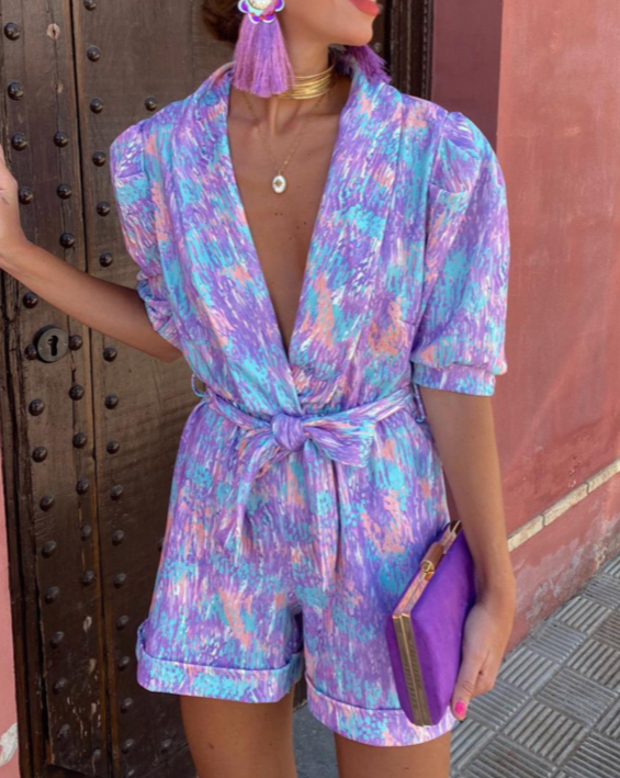 AMAYA Colorful Summer Jumpsuit – Vibrant Style Meets Ultimate Comfort