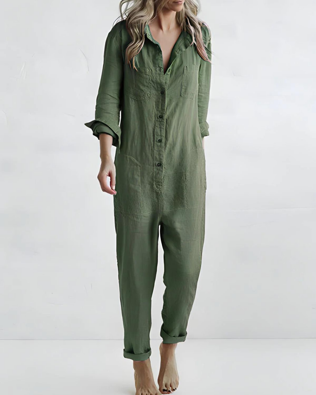 JOYA Comfy Long-Sleeved Jumpsuit – Effortlessly Chic and Perfectly Comfortable